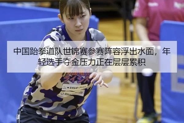 中国跆拳道队世锦赛参赛阵容浮出水面，年轻选手夺金压力正在层层累积